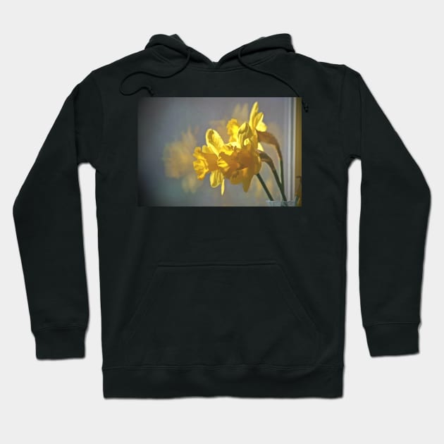 Morning Daffodils Hoodie by EileenMcVey